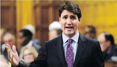  ?? SEAN KILPATRICK / THE CANADIAN PRESS ?? Justin Trudeau’s Liberals were handed a $20-billion revenue windfall the last fiscal year — and spent it all.