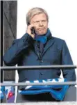  ?? FOTO: STACHE/DPA ?? Oliver Kahn im Dienst.