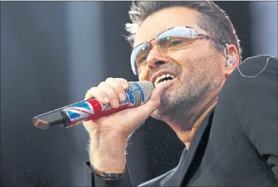  ??  ?? GEORGE MICHAEL: Singer had a leading role in Band Aid’s Do They Know It’s Christmas? in 1984 and maintained success during a solo career.