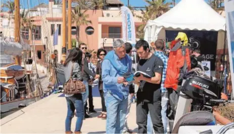  ?? ABC ?? No todo son barcos. Los deportes náuticos son una realidad en Marina de Dénia