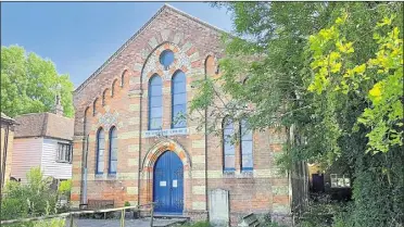  ??  ?? With a guide price of £130,000, the former Methodist church in Headcorn is for sale