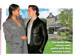 ?? ?? The Spider-Man costars went public with their romance in July.