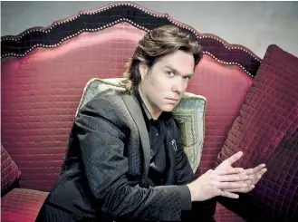  ??  ?? ‘I will be only with my piano and my guitar, so [that should] give me the freedom to improvise,’ said Rufus Wainwright.