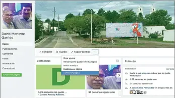  ??  ?? LA PÁGINA de Facebook que está siendo utilizada para pedir dinero