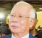  ??  ?? Datuk Seri Najib Razak