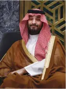  ?? MOHAMMED BIN SALMAN (Evelyn Hockstein/Reuters) ??