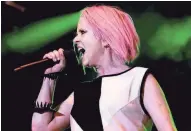  ?? MILWAUKEE JOURNAL SENTINEL ?? Garbage vocalist Shirley Manson at Summerfest in 2016. She is among the ambassador­s for Keychange, an initiative by music charity PRS Foundation in the United Kingdom that is urging music festivals to strive for an equal gender balance for their lineups by 2022.