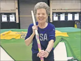  ?? [LISA RATHKE/THE ASSOCIATED PRESS] ?? Florence “Flo” Filion Meiler, 84, took up pole vaulting when she was 65.