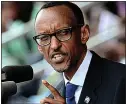  ??  ?? TOTAL CONTROL: Paul Kagame
