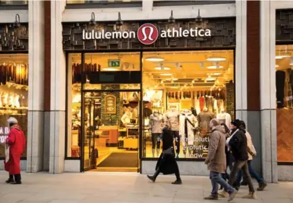 ?? DREAMSTIME ?? Lululemon’s lawsuit, filed Monday, claims the counterfei­t websites have “virtually identical layouts” and share similar irregulari­ties.