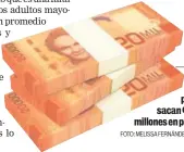  ?? FOTO: MELISSA FERNÁNDEZ. ?? Por mes estas 20 personas sacan ¢218 millones en pensiones.