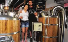  ?? /MORNING CALL FILE PHOTO ?? Gina and Sam Masotto’s Bonn Place Brewing Co. in south Bethlehem was one of three businesses featured in an ad campaign released last month by TD Bank. The bank gave a $10,000 donation in the couple’s name toward helping women start businesses.