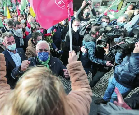  ?? EFE ?? El primer ministro António Costa en un acto de la campaña electoral en Loures