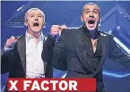  ??  ?? BIG BREAK X Factor 2005 with Louis Walsh