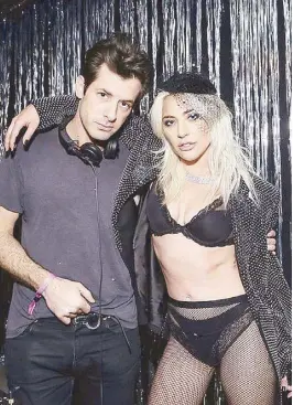  ?? ?? Lady Gaga wearing Natori brassiere at a Grammy after-party (harpersbaz­aar.com)