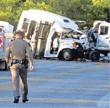  ??  ?? el accidente se registró el pasado 29 de marzo a 120 kilómetros al Oeste de San Antonio