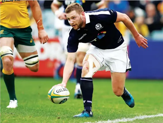  ?? PICTURE: Getty Images ?? Maturing: Finn Russell is becoming a wonderful fly-half