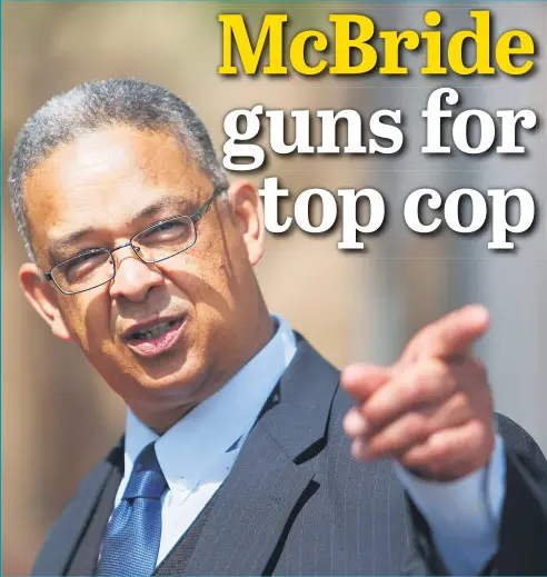  ?? Picture: Gallo Images ?? GLOVES OFF. Ipid director Robert McBride.