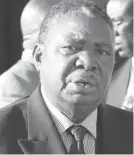  ??  ?? Acting President Phelekezel­a Mphoko