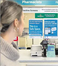  ??  ?? Specially-trained pharmacy units at three Morrisons stores in Kent will offer services to support victims