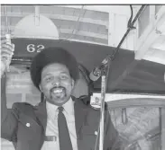  ?? San Francisco Municipal Transporta­tion Agency Photo Archive ?? Carl Payne, who won the cable car bell-ringing contest 10 times, left Muni to become a police officer.