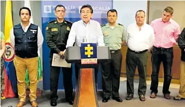  ?? PRENSA FISCALÍA-ARCHIVO ?? El fiscal general de la Nación, Nestor Humberto Martínez Neira, dio a conocer el balance de los operativos.