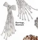  ??  ?? Earrings, Damiani