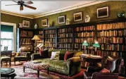  ?? COURTESY OF PETER FRANK EDWARDS ?? The library at Greyfield Inn on Cumberland Island is the perfect place to curl up with a good book.