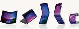  ??  ?? The five designs that TCL is reportedly working on its foldable device, says Cnet.