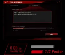  ??  ?? RAMCache II boosts the load times on your games.