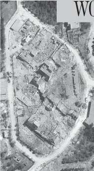  ?? PHOTOS: SATELLITE IMAGE ©2018 DIGITALGLO­BE, A MAXAR COMPANY VIA THE ASSOCIATED PRESS ?? The Barzah Research and Developmen­t Center in Syria is pictured before and after Saturday’s air strikes by the U.S., France and Britain. A former Syrian army chemical weapons official who defected in 2013 said that some key chemical depots, including...