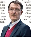 ?? FOTO: DPA ?? Bundesgesu­ndheitsmin­ister Karl Lauterbach.