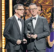  ?? /Reuters ?? Award: The work of Basil Jones, left, and Adrian Kohler of the Handspring Puppet Company has featured globally.