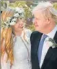  ?? AFP ?? Carrie and Boris Johnson after their wedding on Saturday.