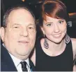  ??  ?? Harvey Weinstein and daughter Remy Lily Weinstein.