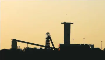  ?? (Reuters) ?? A MINE SHAFT is seen near Carletonvi­lle, west of Johannesbu­rg, South Africa, in 2015.