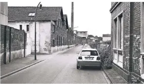  ??  ?? Früher ein Limes-Abschnitt: der Weißenberg­er Weg in Neuss.