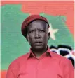  ?? News Agency (ANA) African ?? EFF leader Julius Malema during the party’s election manifesto launch at Giant Stadium in Soshanguve. | OUPA MOKOENA