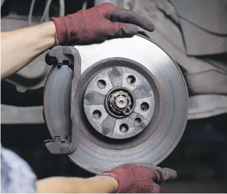  ?? GETTY IMAGES ?? Routine brake maintenanc­e needs to be done annually on most daily, year-round driven vehicles to ensure reliable performanc­e.