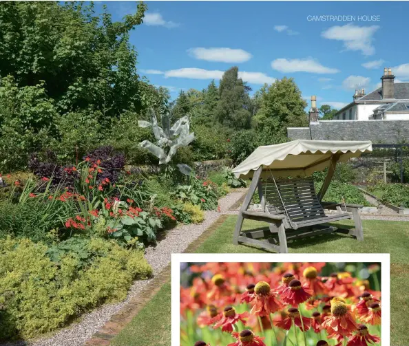  ??  ?? Above: Quiet sitting areas punctuate the garden.