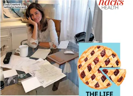  ??  ?? Cindy Crawford: nailing her home work