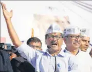  ?? YOGENDRA KUMAR/HT ?? The force is my family, Kejriwal said, turning down the demand of his MLAS to exclude Delhi Police from exgratia.