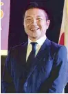  ??  ?? Takahiro Kimura, All Nippon Airways Sales manager
