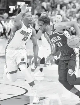  ?? ERIC ESPADA/GETTY IMAGES ?? The Heat used the 14th pick overall last year to pull in Bam Adebayo, left. This June, the Heat don’t have a pick but are staying in the mix nonetheles­s by considerin­g trading for a pick.