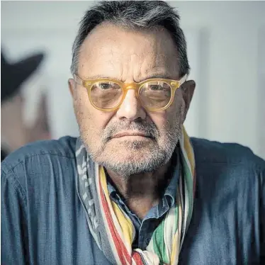  ?? Christian Jungwirth ?? Oliviero Toscani, fotografie­rt von Christian Jungwirth anlässlich seiner Ausstellun­g in Graz.