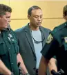  ?? REUTERS ?? Tiger Woods leaves Palm Beach County court after pleading guilty to reckless driving.