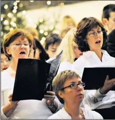  ??  ?? Loughborou­gh University Choir.