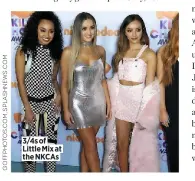  ??  ?? 3/4s of Little Mix at the NKCAS