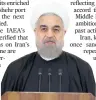  ??  ?? Hassan Rouhani