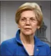  ?? LAUREN VICTORIA BURKE — ASSOCIATED PRESS ?? Sen. Elizabeth Warren (D-Mass.) listens to a question on student loan legislatio­n on Capitol Hill in Washington.